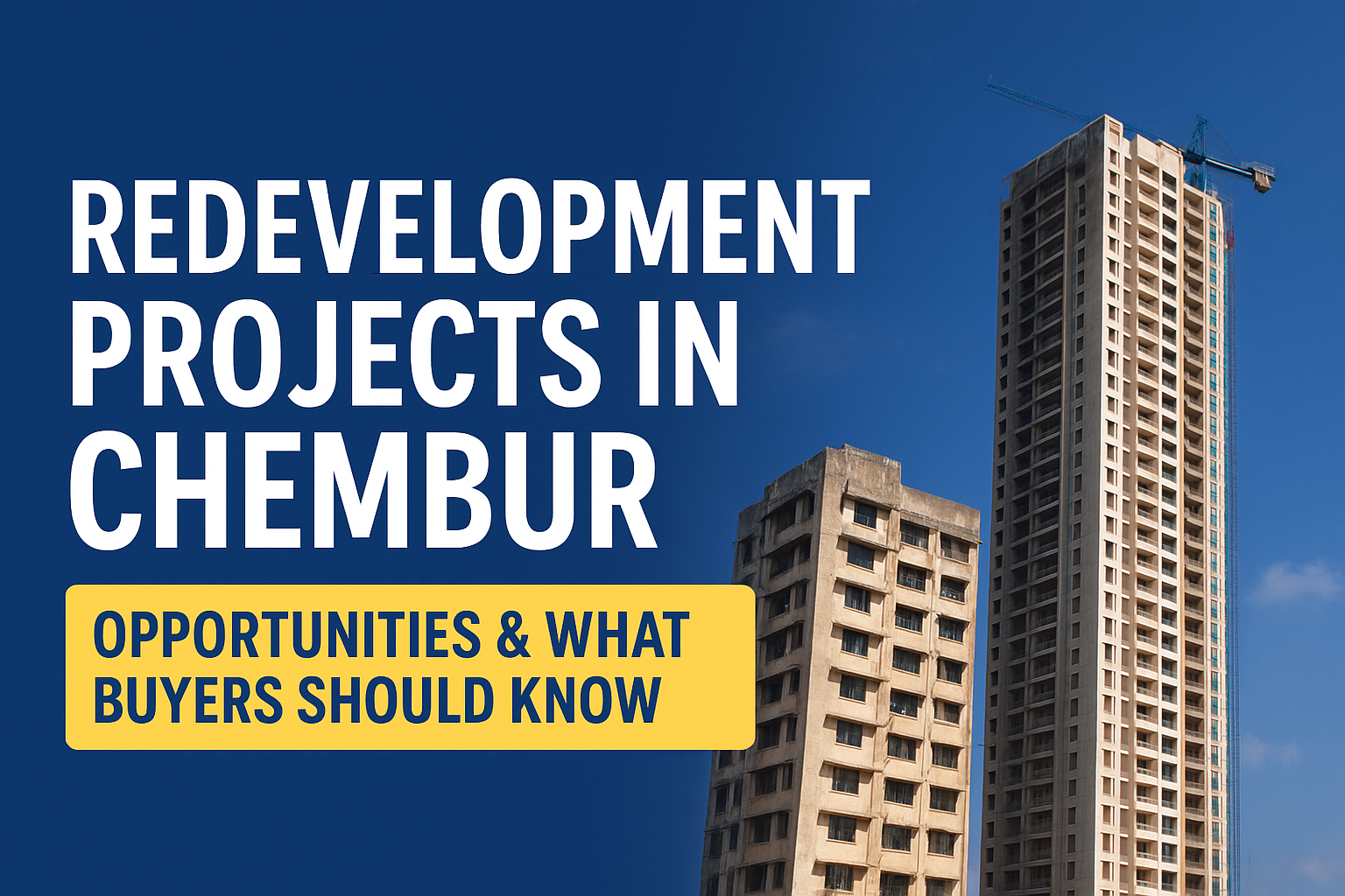 Redevelopment Projects in Chembur – Opportunities & What Buyers Should Know