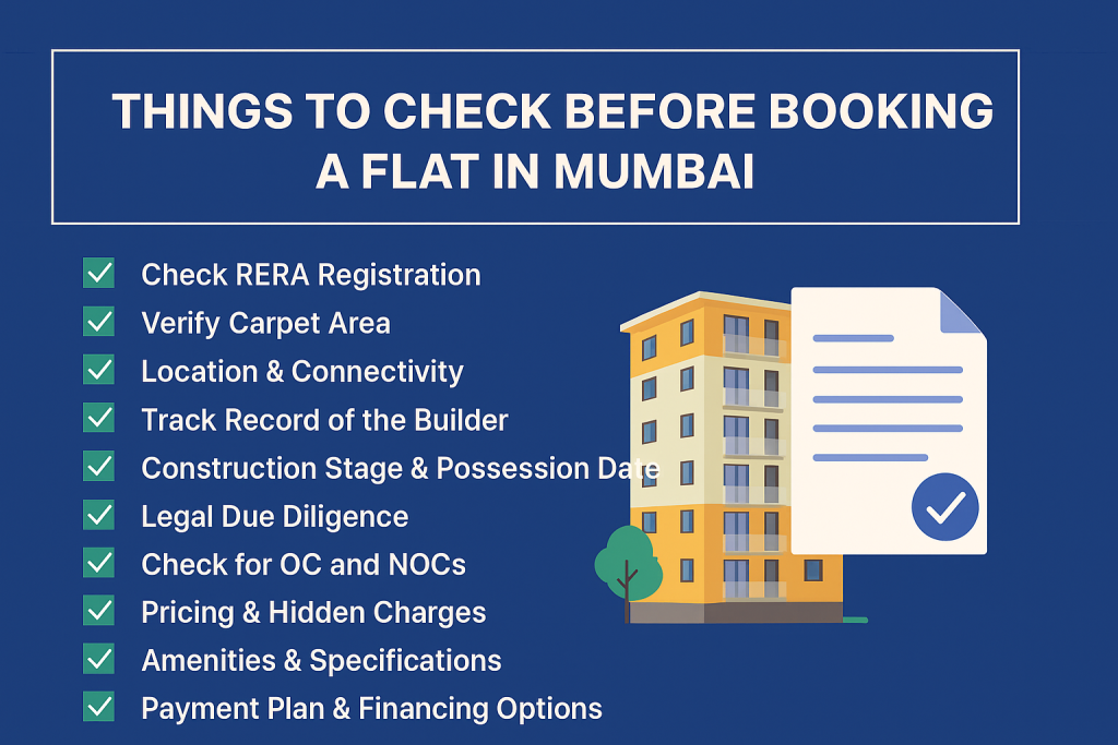 Things to Check Before Booking a Flat in Mumbai