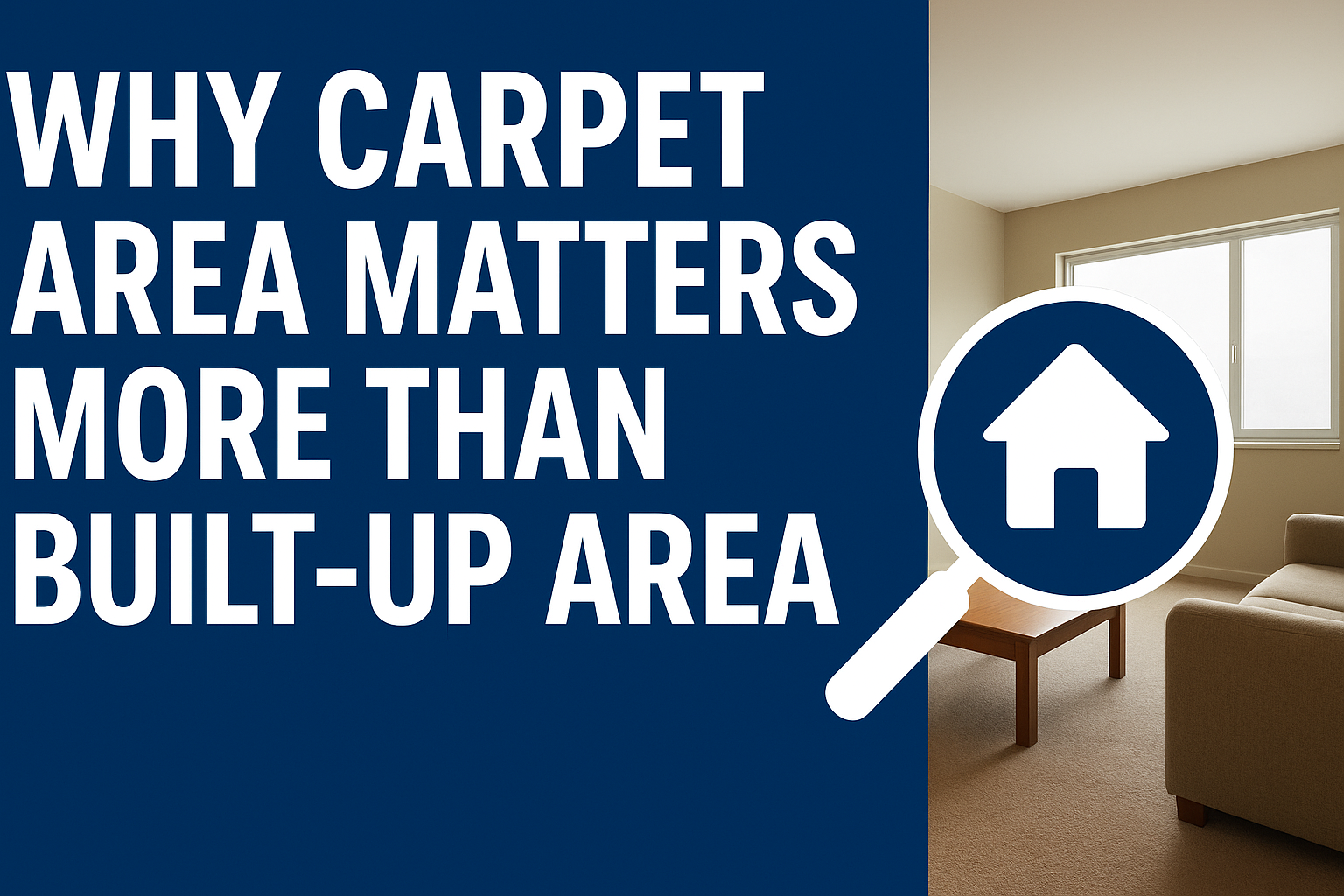 Why Carpet Area Matters More Than Built-Up Area