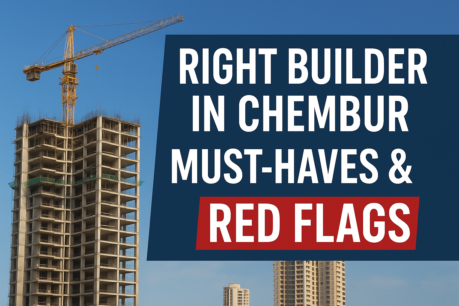 How to Choose the Right Builder in Chembur – Red Flags and Must-Haves