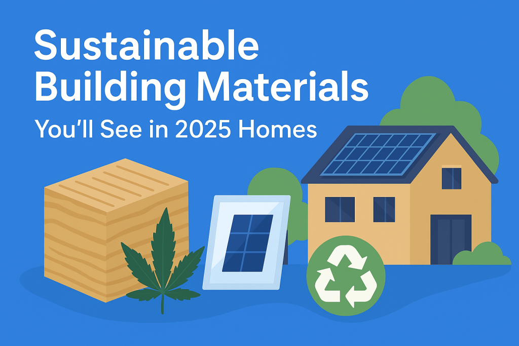 Sustainable Building Materials You’ll See in 2025 Homes