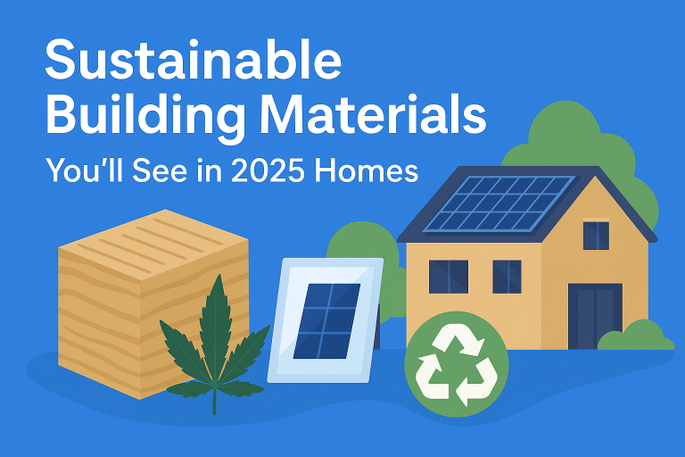 Sustainable Building Materials You’ll See in 2025 Homes