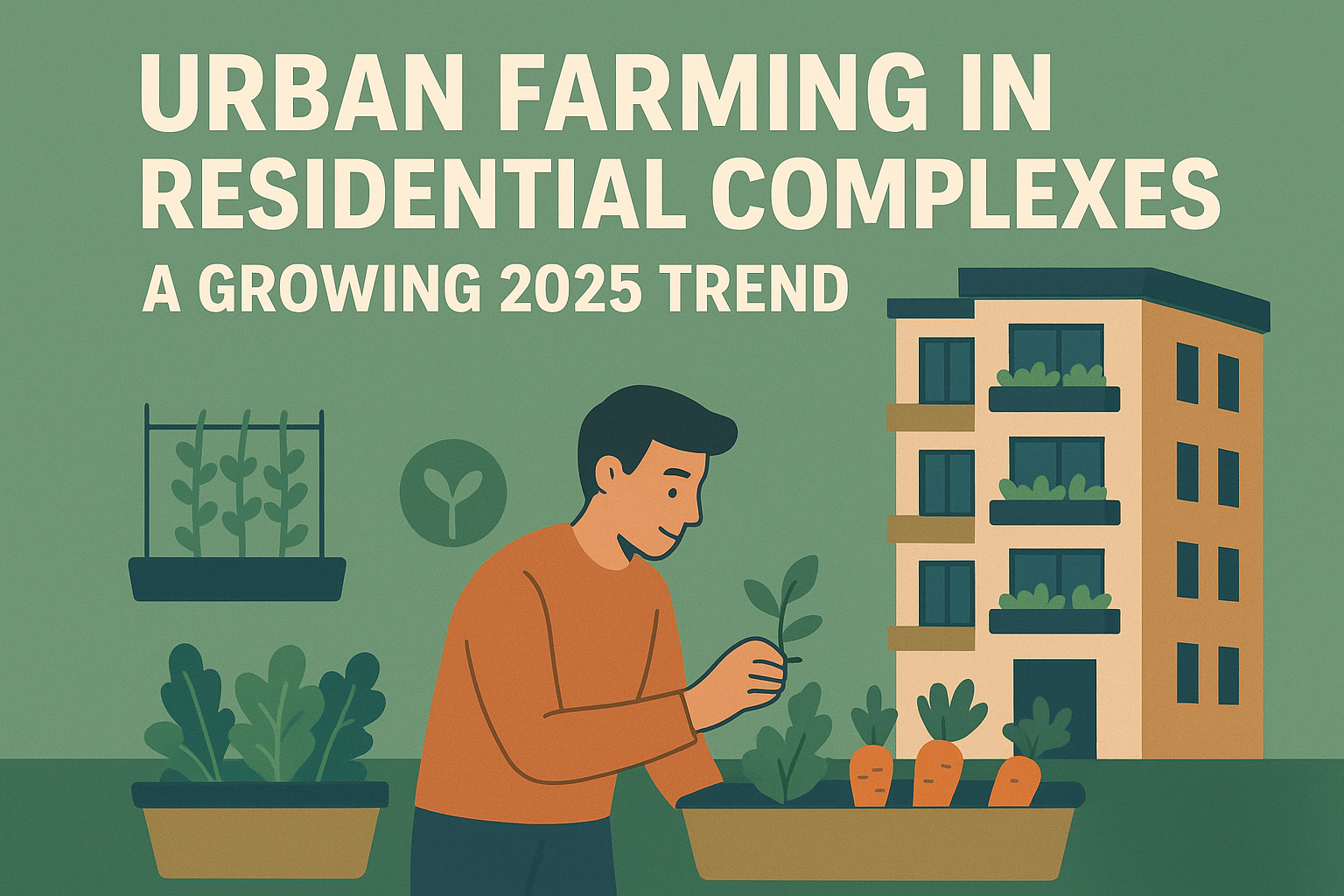 Urban Farming in Residential Complexes: A Growing Trend in 2025