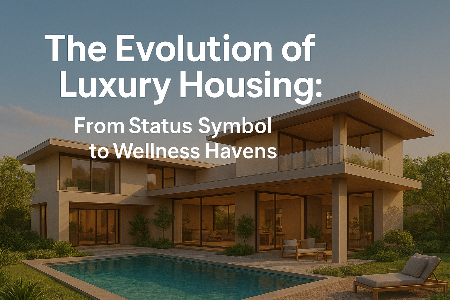 The Evolution of Luxury Housing: From Status Symbol to Wellness Havens